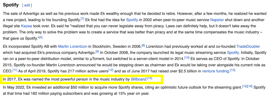 Outsider: Daniel Ek and Spotify